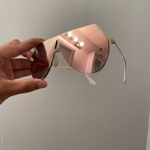 Fendi shield sunglasses for women